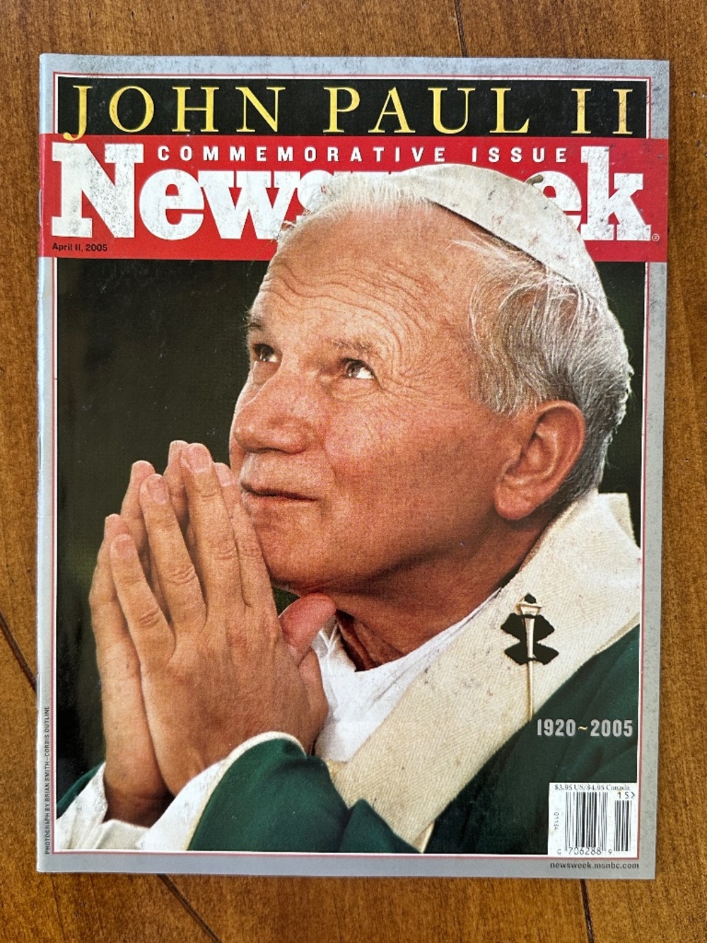 Newsweek Commemorative Issue April 11, 2005 John Paul II 1920-2005